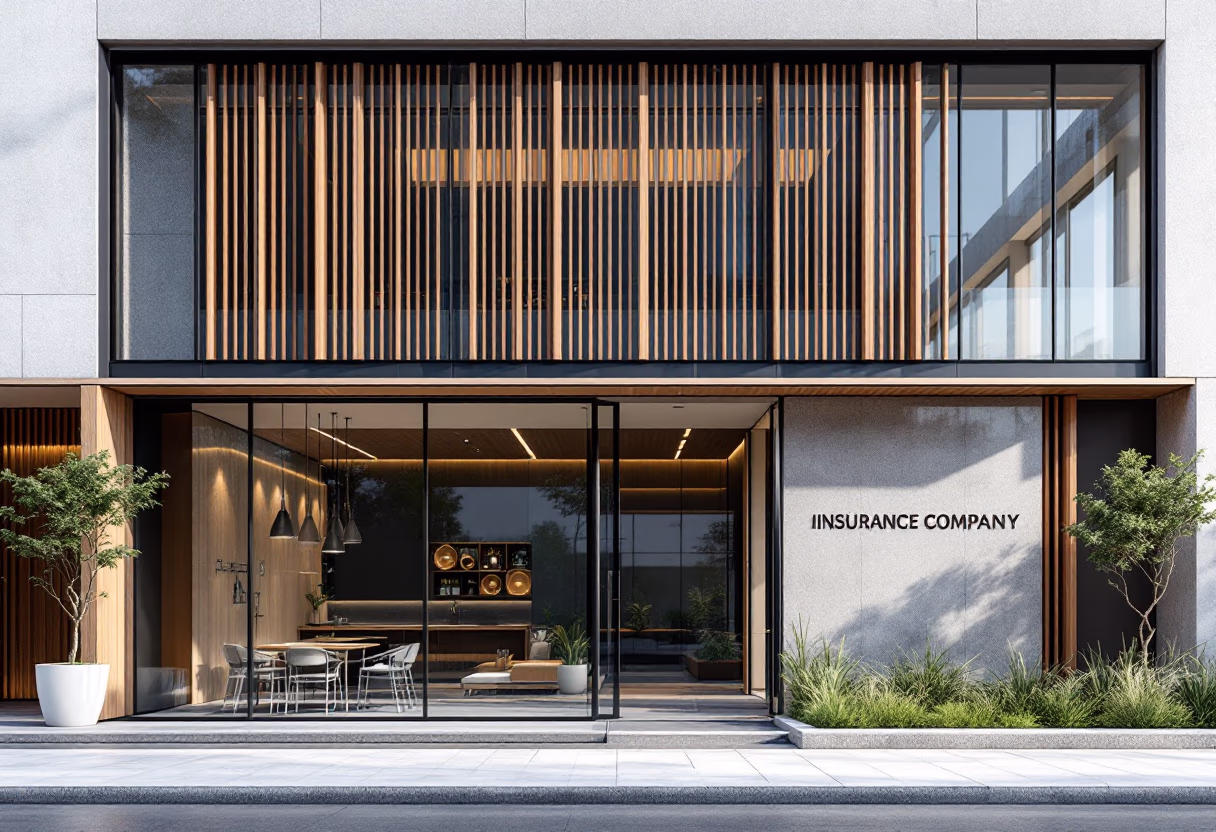 Modern building facade